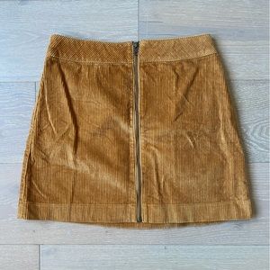 American Apparel Corduroy Mini Skirt